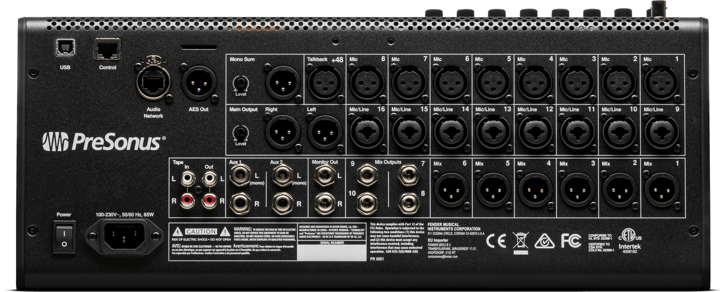 StudioLive® SE 16 Digital Console Mixer