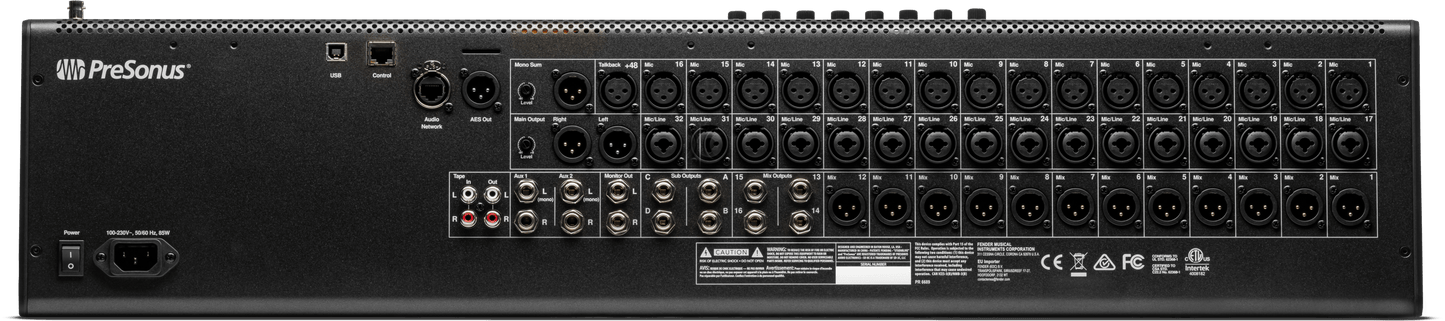 StudioLive® SE 32 Digital Console Mixer